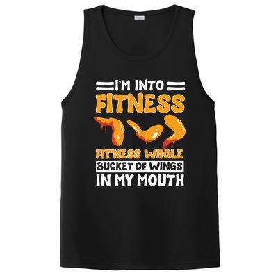 Chicken Wings Lover Fried Fast Food Buffalo Funny Foodie Gift PosiCharge Competitor Tank