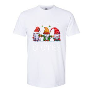 Chillin With My Gnomies Buffalo Red Plaid Christmas Gnome Great Gift Softstyle CVC T-Shirt