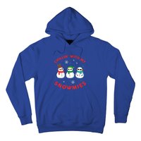 Chillin With My Snowmies Cute Snow Ugly Christmas Sweater Gift Hoodie