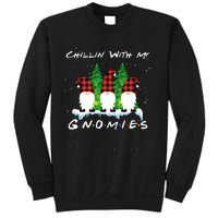 Chillin With My Gnomies Funny Gnome Friend Christmas Gift Sweatshirt