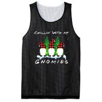 Chillin With My Gnomies Funny Gnome Friend Christmas Gift Mesh Reversible Basketball Jersey Tank