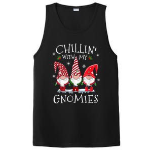 Chillin With My Gnomies Funny Hilarious Gnome Christmas PosiCharge Competitor Tank