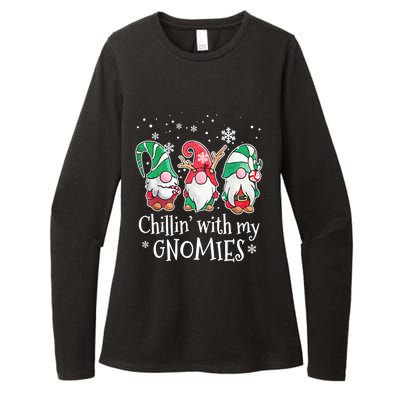 Chillin With My Gnomies Gift Womens CVC Long Sleeve Shirt