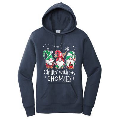 Chillin With My Gnomies Gift Women's Pullover Hoodie