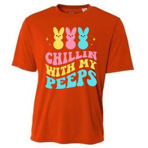 Chillin With My Peeps Cute Easter Cooling Performance Crew T-Shirt