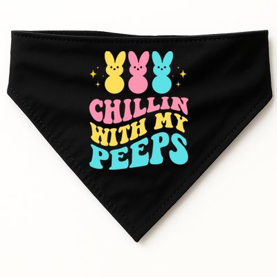 Chillin With My Peeps Cute Easter USA-Made Doggie Bandana