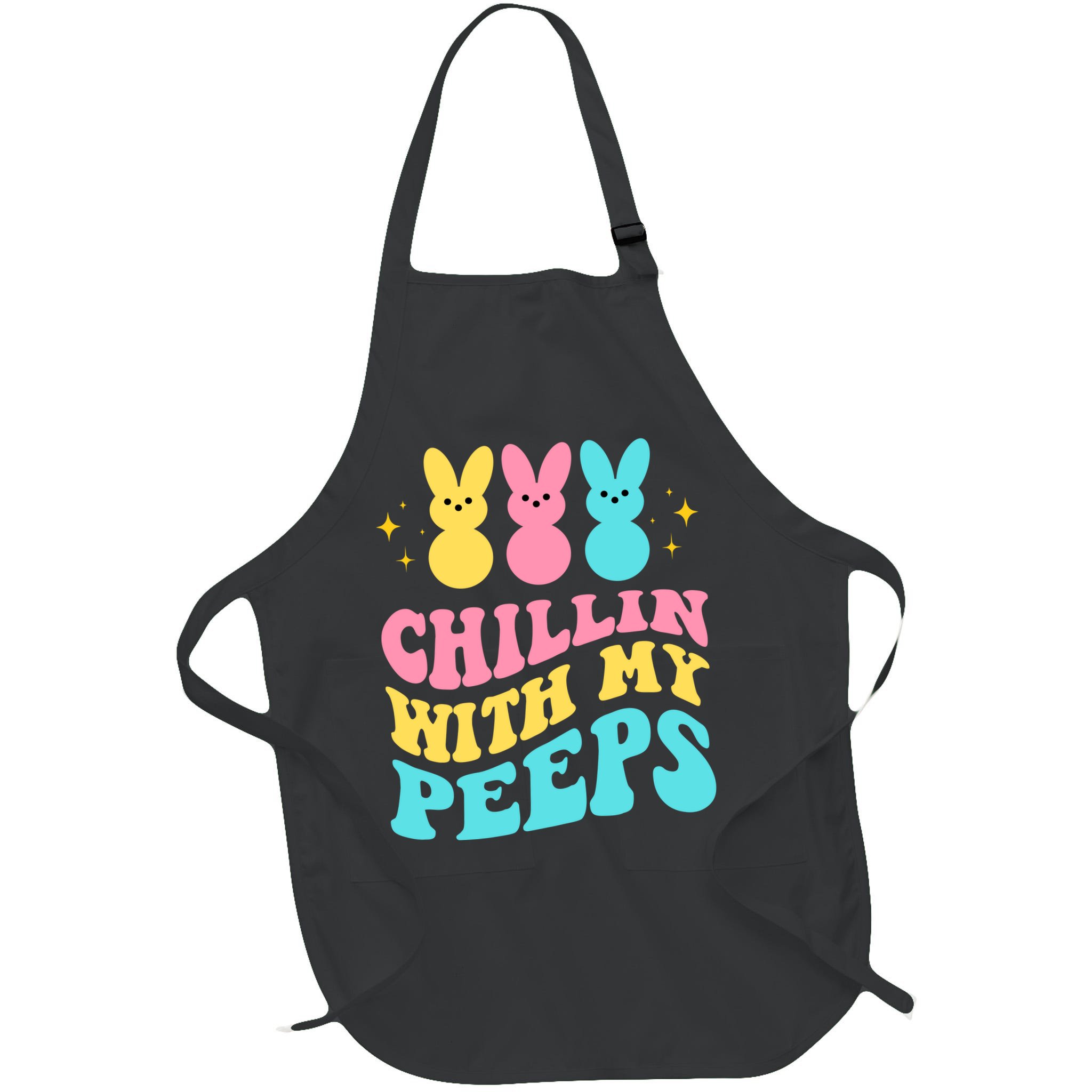 Chillin With My Peeps Cute Easter Apron