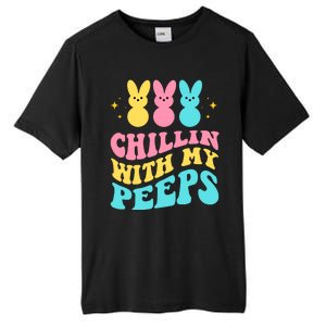 Chillin With My Peeps Cute Easter Tall Fusion ChromaSoft Performance T-Shirt