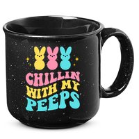 Chillin With My Peeps Cute Easter 15oz Campfire Ceramic Mug