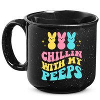 Chillin With My Peeps Cute Easter 15oz Campfire Ceramic Mug