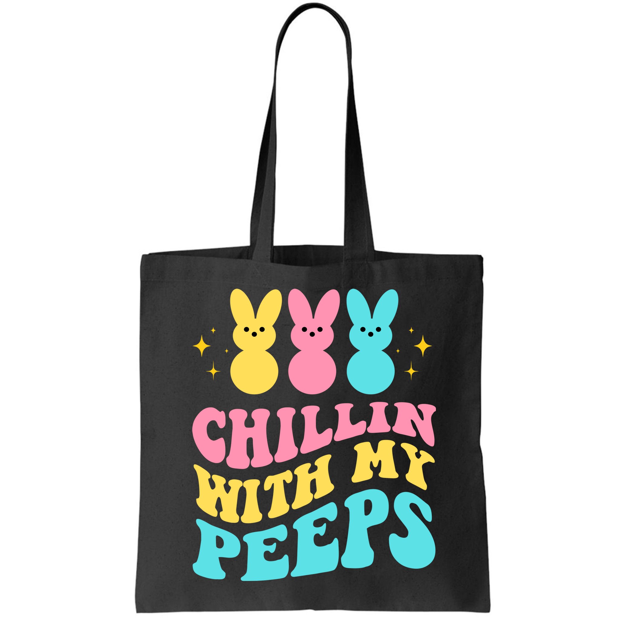 Chillin With My Peeps Cute Easter Bag