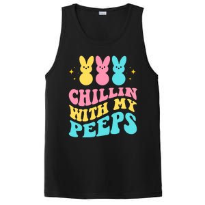 Chillin With My Peeps Cute Easter PosiCharge Competitor Tank