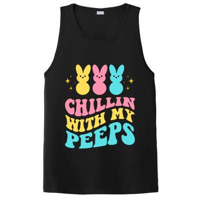 Chillin With My Peeps Cute Easter PosiCharge Competitor Tank