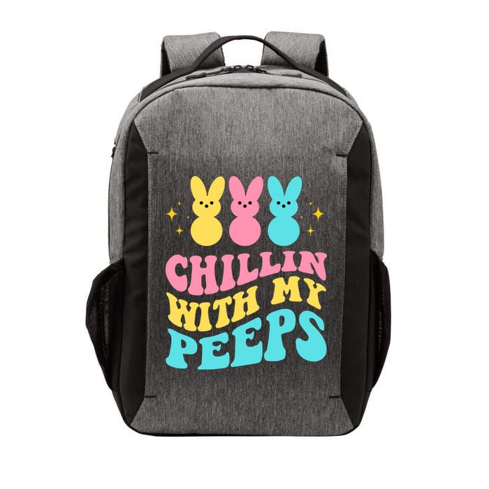 Chillin With My Peeps Cute Easter Vector Backpack