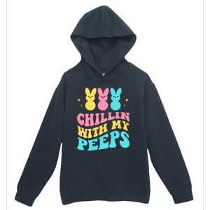 Chillin With My Peeps Cute Easter Urban Pullover Hoodie