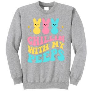 Chillin With My Peeps Cute Easter Sweatshirt