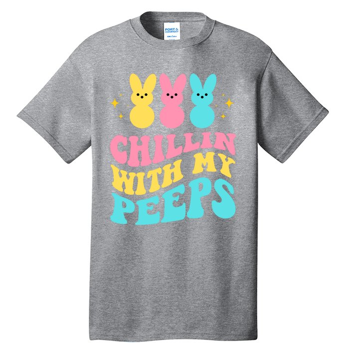 Chillin With My Peeps Cute Easter Tall T-Shirt