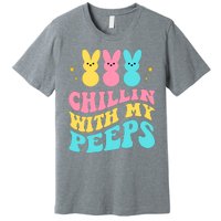 Chillin With My Peeps Cute Easter Premium T-Shirt