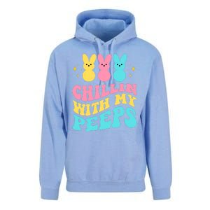 Chillin With My Peeps Cute Easter Unisex Surf Hoodie