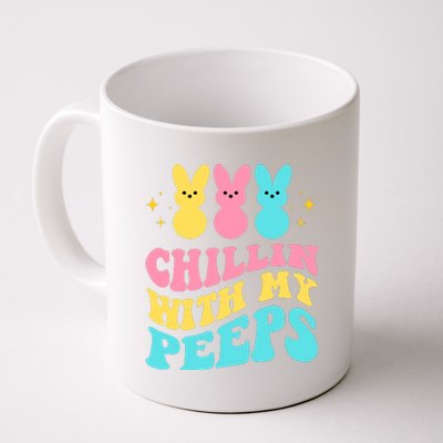 Chillin With My Peeps Cute Easter Coffee Mug