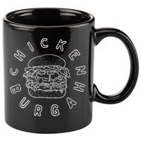 Claytons World Merch Chicken Burgah 11oz C Handle Ceramic Mug