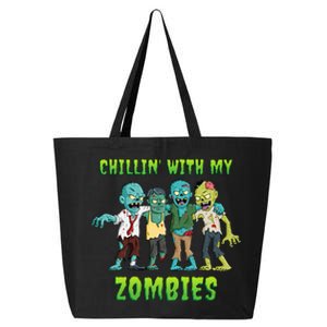 Chillin With My Zombies Halloween 25L Jumbo Tote