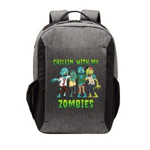 Chillin With My Zombies Halloween Vector Backpack