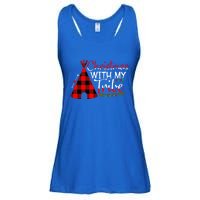 Christmas With My Tribe Red Plaid Family Matching Outfit Gift Ladies Essential Flowy Tank