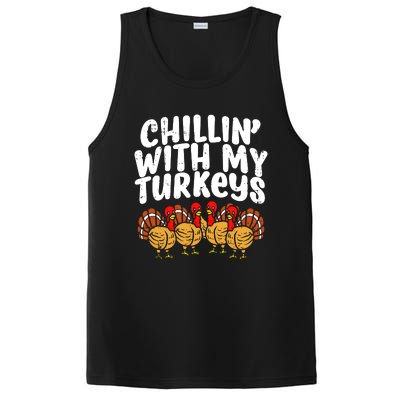 Chillin With My Turkeys PosiCharge Competitor Tank