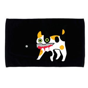 Cat What Murderous Calico Cat With Knife Halloween Costume Microfiber Hand Towel