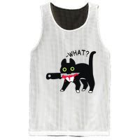 Cat What Murderous Tuxedo Cat With Knife Halloween Costume Mesh Reversible Basketball Jersey Tank