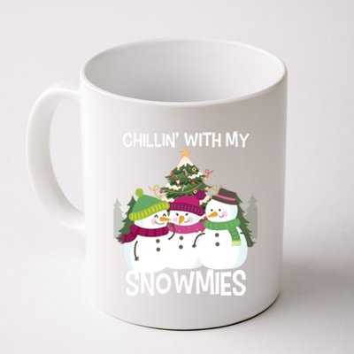 Chillin' With My Snowmies Xmas Snow Gift Coffee Mug