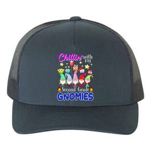 Chillin With My Second Grade Gnomies Christmas Gift Yupoong Adult 5-Panel Trucker Hat