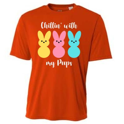 Chillin With My Peeps Easter Bunny Funny Cute Cooling Performance Crew T-Shirt