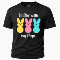 Chillin With My Peeps Easter Bunny Funny Cute Cooling Performance Crew T-Shirt