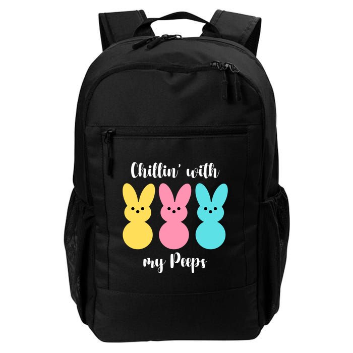 Chillin With My Peeps Easter Bunny Funny Cute Backpack