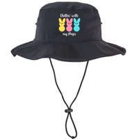 Chillin With My Peeps Easter Bunny Funny Cute Bucket Hat