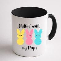Chillin With My Peeps Easter Bunny Funny Cute Mug