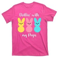 Chillin With My Peeps Easter Bunny Funny Cute T-Shirt