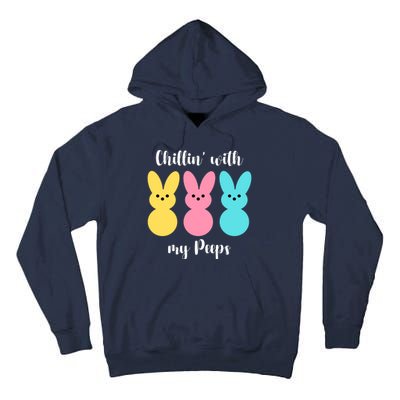 Chillin With My Peeps Easter Bunny Funny Cute Tall Hoodie