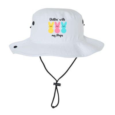 Chillin With My Peeps Easter Bunny Funny Cute Legacy Cool Fit Booney Bucket Hat