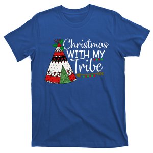 Christmas With My Tribe Red Plaid Family Matching Outfit Great Gift T-Shirt