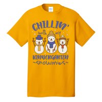 Chillin With My Kindergarten Snowmies Cute Winter Tall T-Shirt