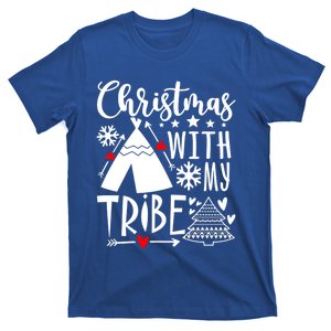 Christmas With My Tribe Red Plaid Family Matching Outfit Gift T-Shirt