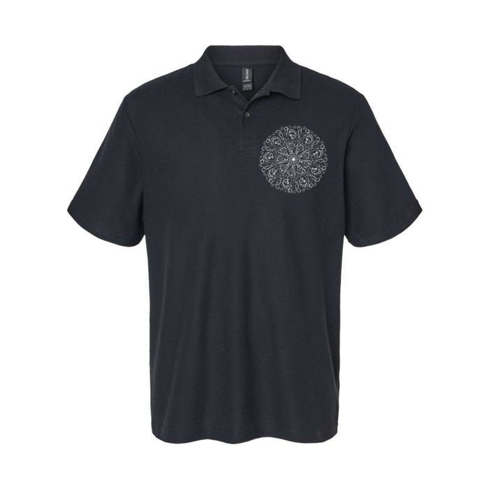 Curse Word Mandala Softstyle Adult Sport Polo