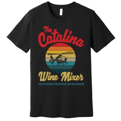 Catalina Wine Mixer Vintage Retro Distressed Premium T-Shirt