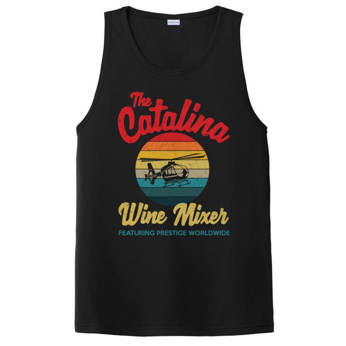 Catalina Wine Mixer Vintage Retro Distressed PosiCharge Competitor Tank