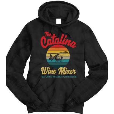 Catalina Wine Mixer Vintage Retro Distressed Tie Dye Hoodie