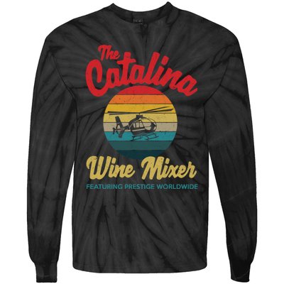 Catalina Wine Mixer Vintage Retro Distressed Tie-Dye Long Sleeve Shirt