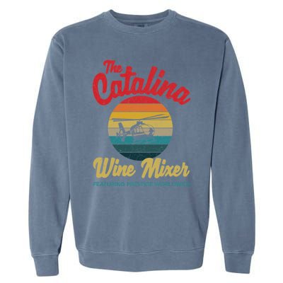 Catalina Wine Mixer Vintage Retro Distressed Garment-Dyed Sweatshirt